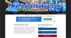 Desktop Screenshot of myphonelookup.com