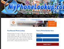 Tablet Screenshot of myphonelookup.com